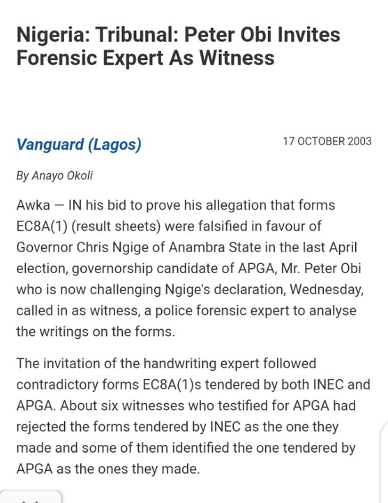 Innerpath99's tweet image. I strongly believe Peter Obi would not be cowed into submission. If 20 years ago, he went as far as getting a forensic expert to prove he was denied victory, in 2023 a team of high-end digital forensic experts would trail INEC's digital footprints....... they are not invisible!