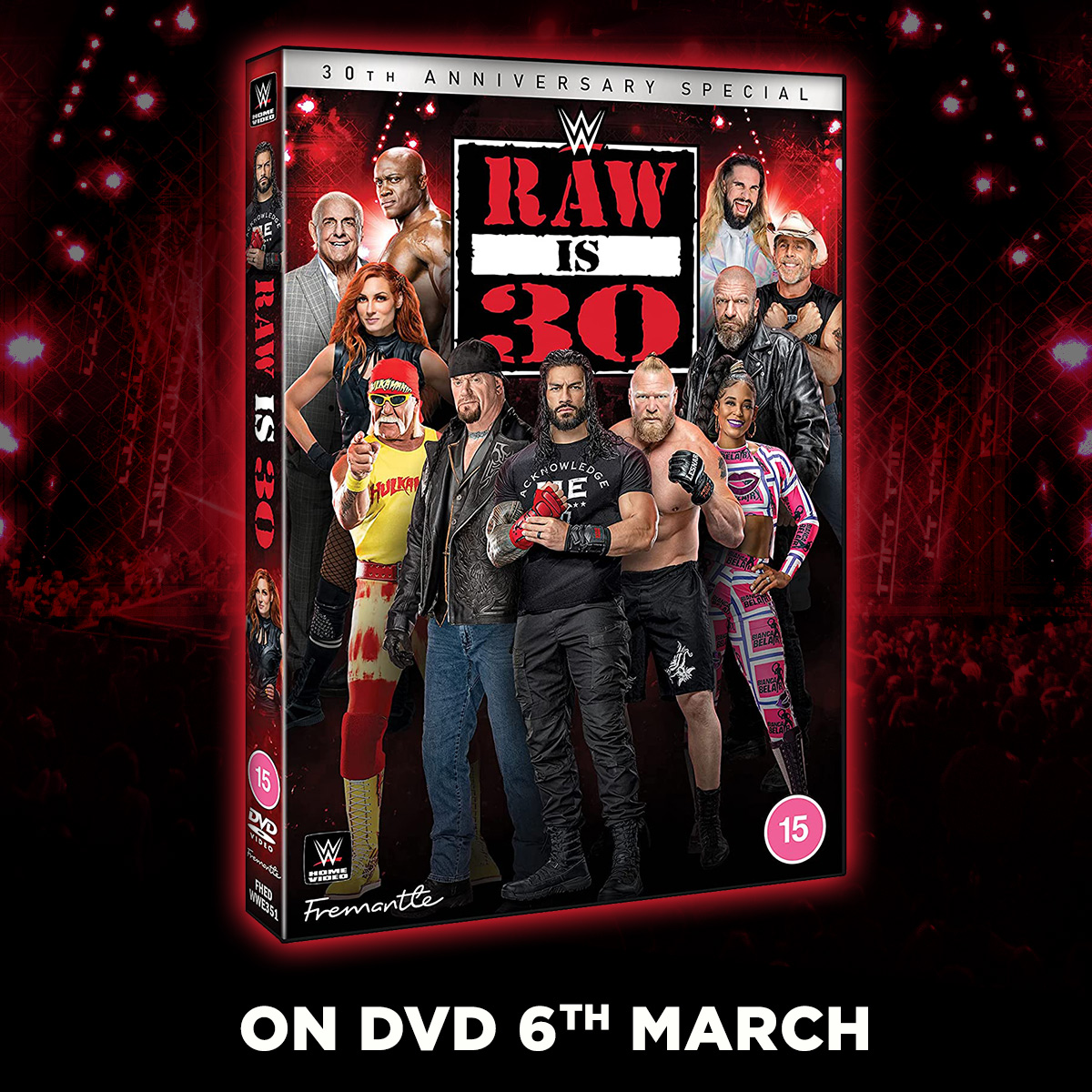 FOLLOW &amp; RT for a chance to #WIN a copy of #WWERaw is 30! Includes the 30th anniversary episode PLUS a countdown of the 30 most shocking moments in Raw history! We've got 2 copies to #giveaway! #Competition closes this Friday