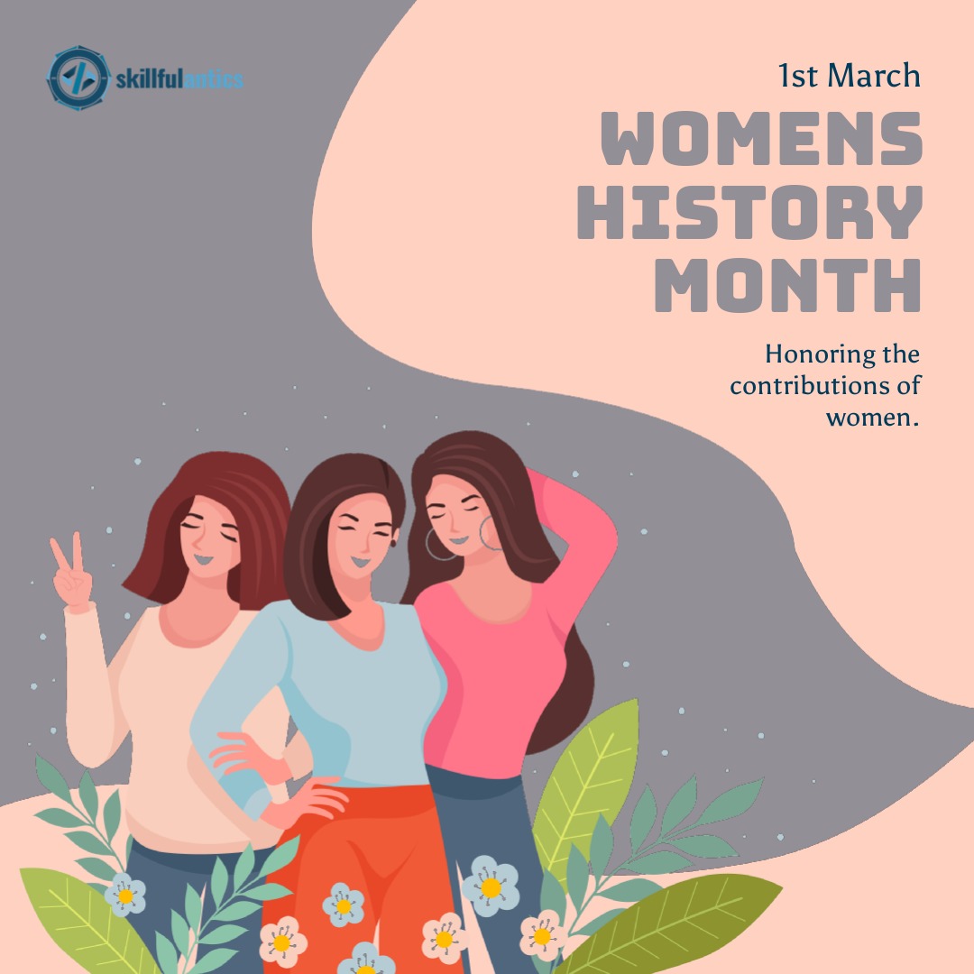 SkillfulAntics's tweet image. Let's honor and recognize the many inspiring women who have influenced history. Wishing you a wonderful Women's History Month!
#skillfulanticsai #webdesignai #marketingai