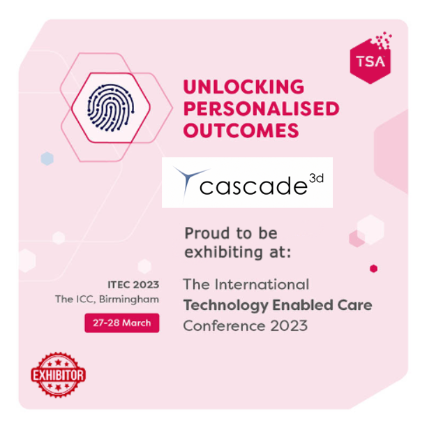 Cascade3d's tweet image. Only two weeks till we are at the @TSAVoice International Technology Enabled Care Conference. 
#ITEC2023