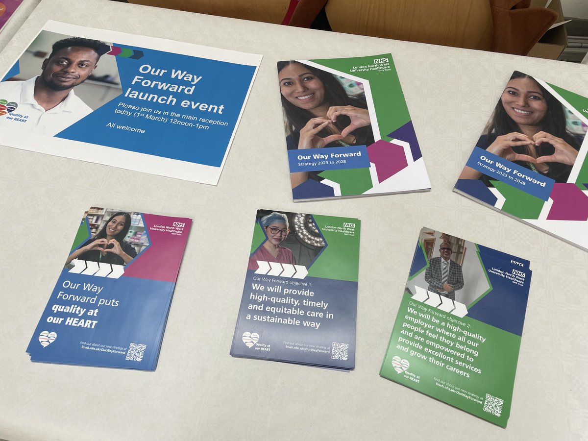 rivka_writes's tweet image. About to start #OurWayForward launch at #CentralMiddlesexHospital - really exciting to see the work of almost three and a half thousand people come to life 💙 #TeamLNWH