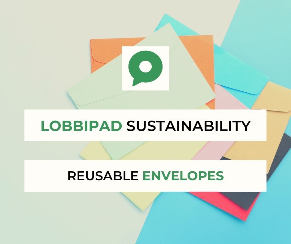 lobbipad's tweet photo. Green envelopes can be used for two shipments. Using a single envelope reduces waste and is convenient for a fast signature and return. You can buy these envelopes at your usual postal company.👉Do you have any other helpful suggestions?
#sustainability #zeropaper #neutralcarbon https://t.co/p4uOtVdNhi