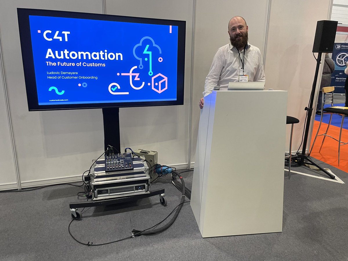 customs4trade's tweet image. Ludo is live in theatre 12!
#RetailSCL #FutureOfCustoms #CustomsAutomation