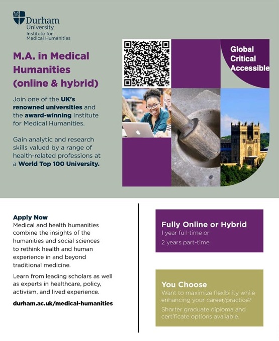 Durham Institute for Medical Humanities tweet media
