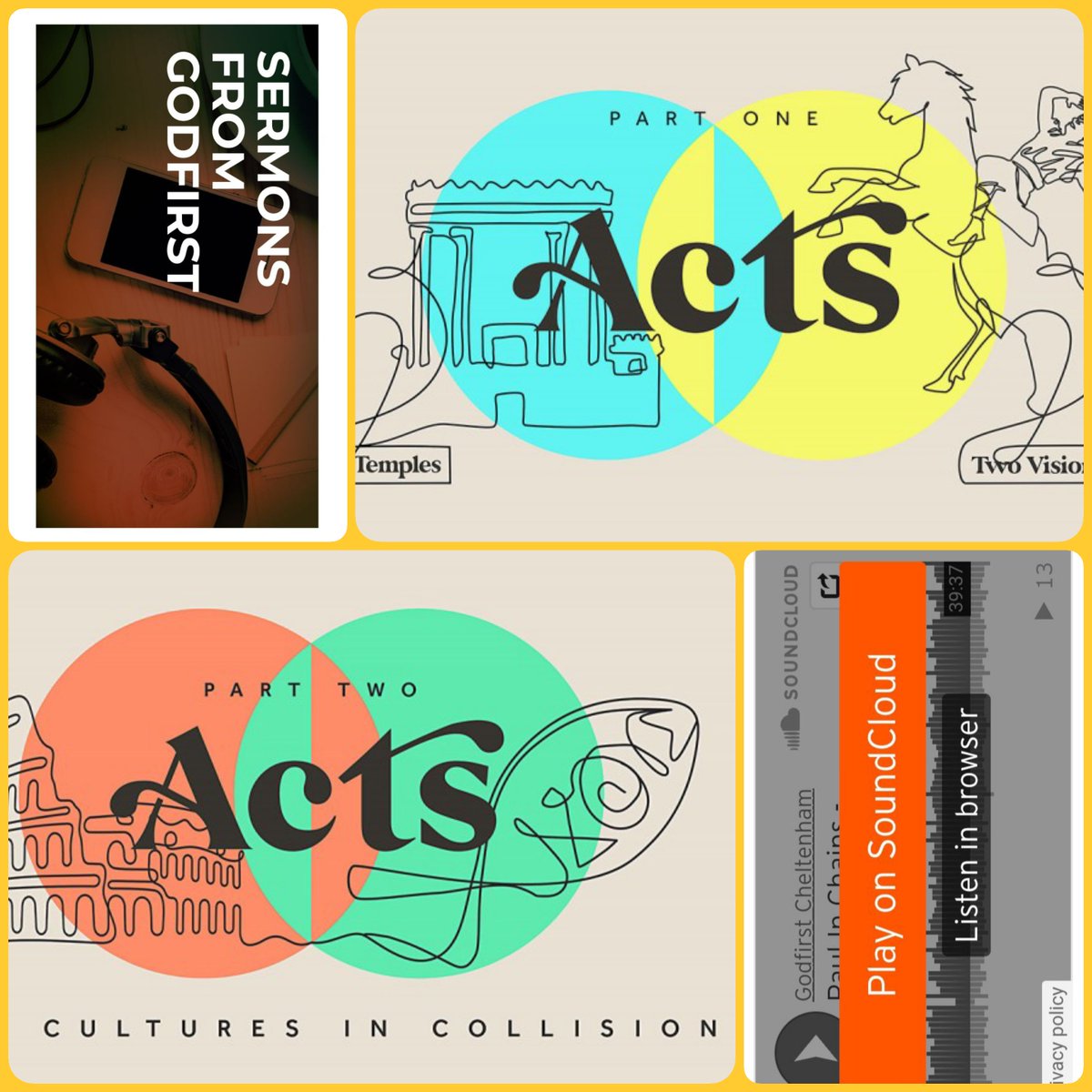 We have had such a great time going through Acts for our preaching series! You can catch it all up on godfirst.org.uk/media
This Sunday we embark on a new series! Be there to witness it.