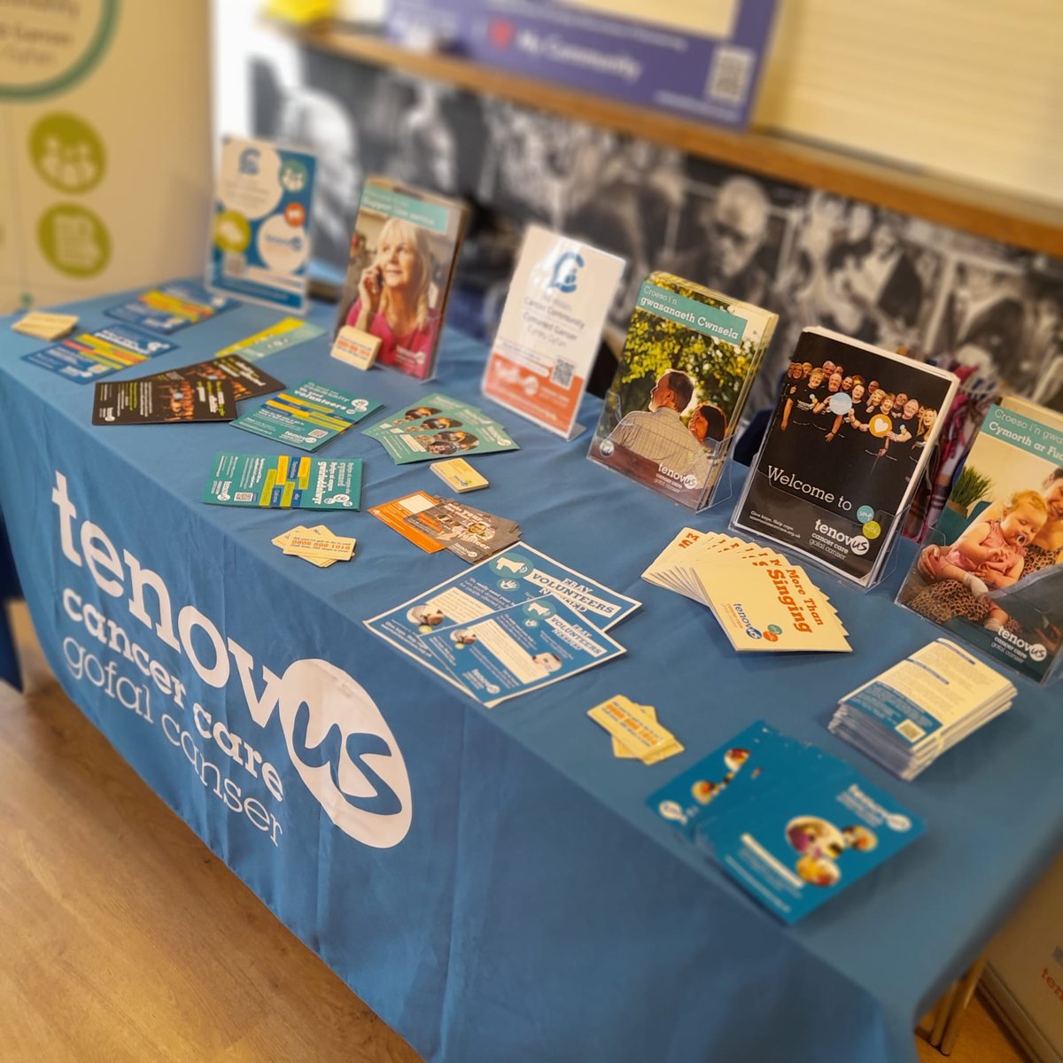 tenovuscancer's tweet photo. Proud to be representing at the @C3SC #AGM2022 #ReconnectInCommunities celebrating the amazing work of the 3rd sector and volunteers in Cardiff ๐ https://t.co/xrF30tX7jq