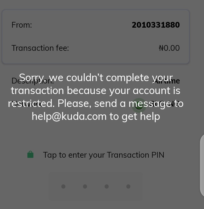 TheShepherd4427's tweet photo. @kudahelp_ng @joinkuda I've been messaging the help section but no reply from them this is actually annoying cause I can't use the account anymore Can you attend to this as soon as possible 2010331880 this is my account number https://t.co/PMPc6JlLA6