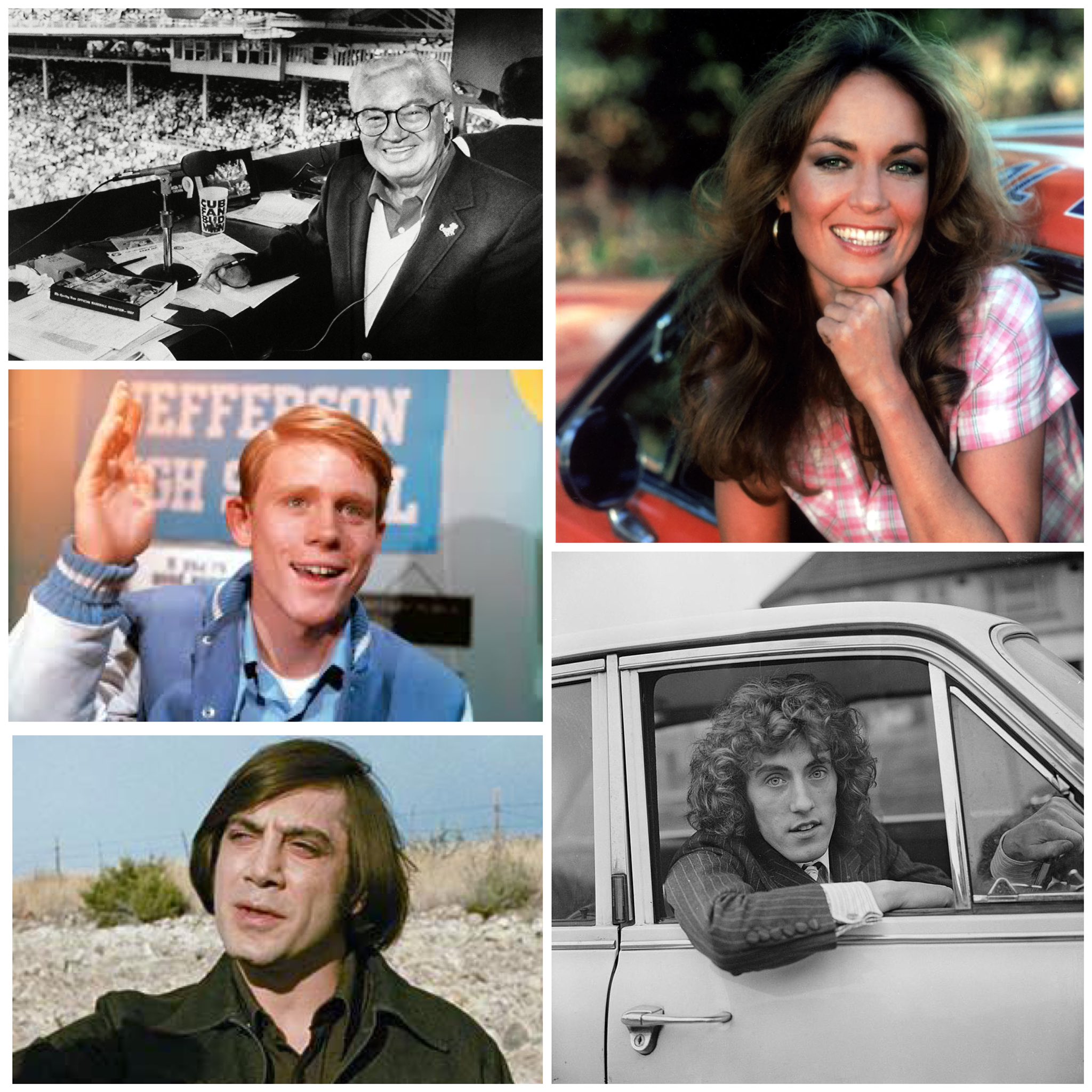 Happy Birthday to 

Roger Daltrey 
Ron Howard
Catherine Bach 
Javier Braden
The late great Harry Caray 
