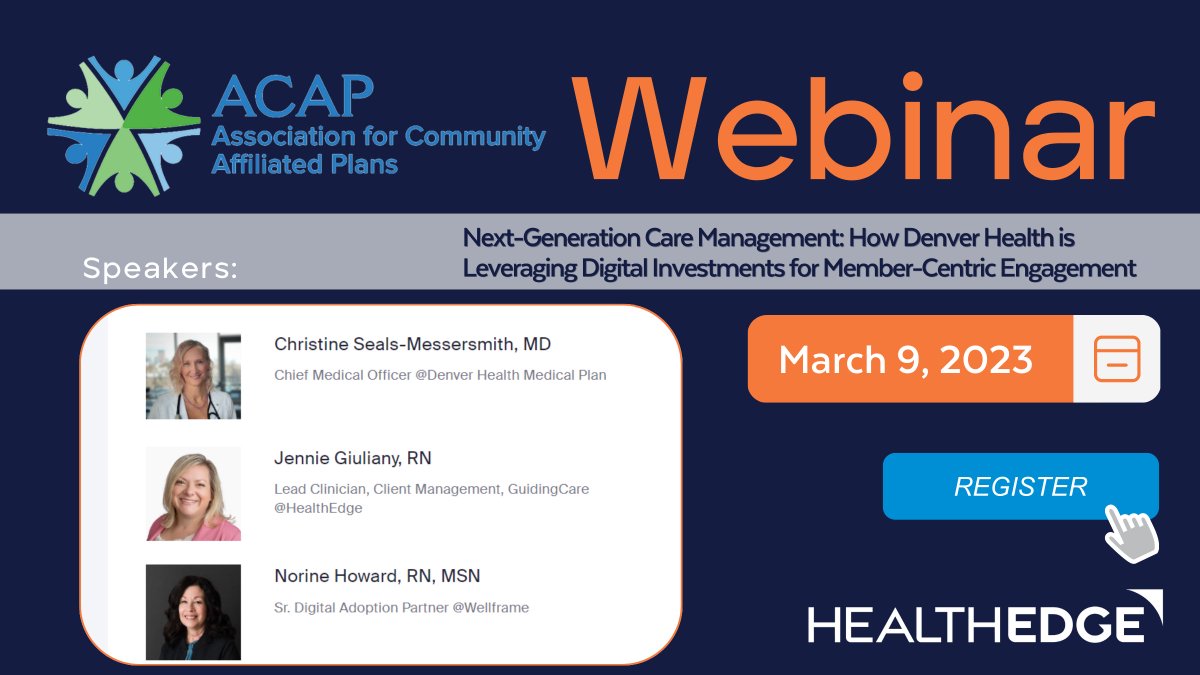 HealthEdge's tweet photo. Want to know how digital investments help health plans achieve #MemberCentric engagement and improve #CareManagement for the populations they serve? Hear from an HMO that's doing it! Register now for the 3/9 @safetynetplans #webinar: https://t.co/gsRcy0Lu5o #digitaltransformation https://t.co/nA53oSHNKw