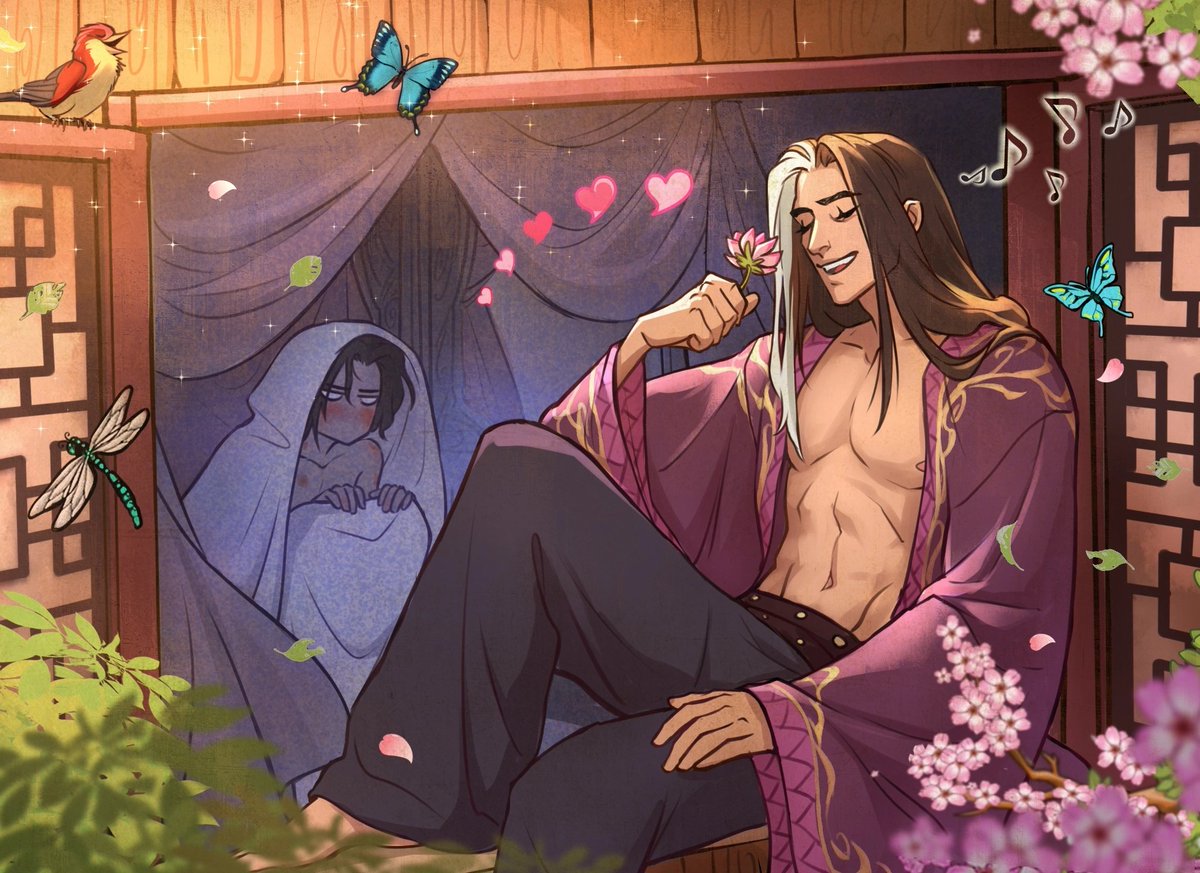 🌿🌸🐺🦌🌸🌿