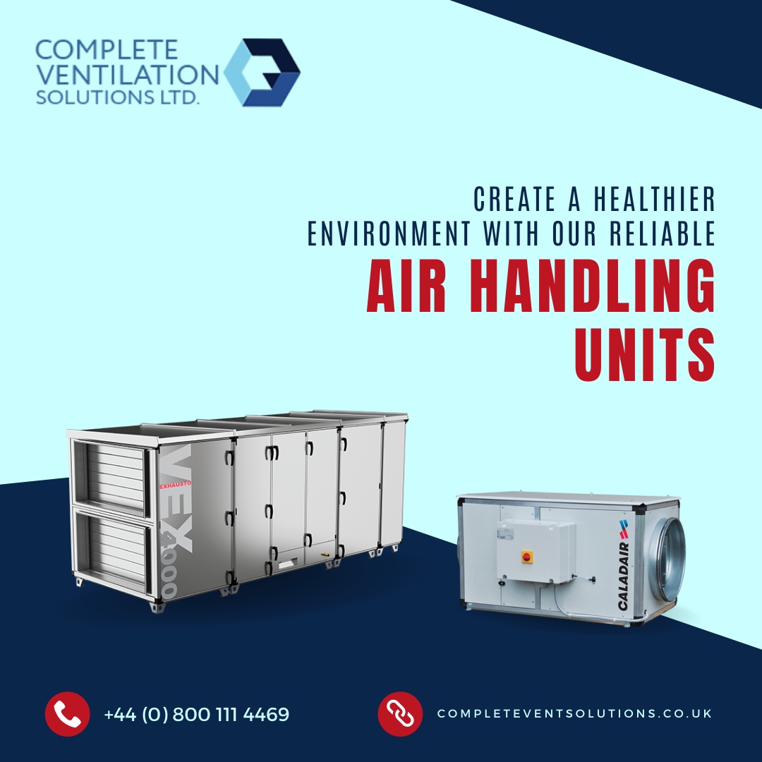 CVS_Limited's tweet image. Create a healthier environment with our reliable Air Handling Units - perfect for residential, commercial and industrial space.

#CompleteVentilationSolutions #airhandlingunit #ventilation #ventilationsystem #ventilationproducts #properventilation