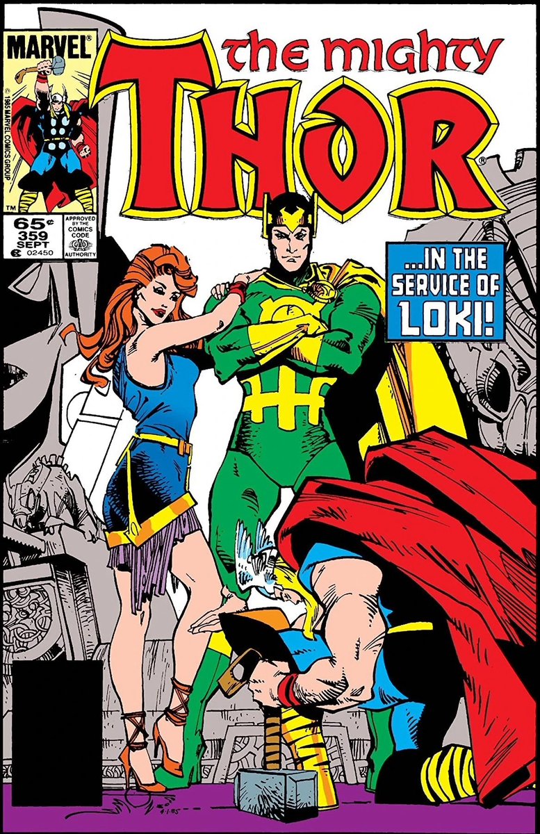 'Thor' v1 #359 (1985). #ComicArt cover by Walt Simonson. #comics https://t.co/4jHeGoE6C8