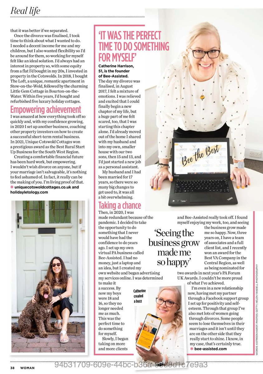 Never an easy decision, but for these three courageous women it turned out to be the best decision they ever made. My piece in this week's issue of @WomanMagazine 
#divorce #midlifewomen