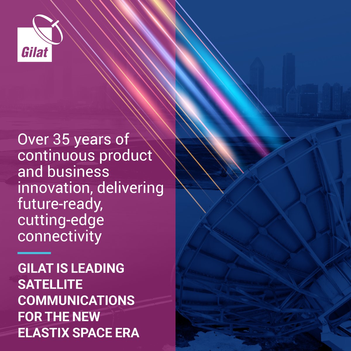GilatSatNet's tweet image. With over 35 years of continuous product and business innovation, we deliver future-ready, cutting-edge connectivity. 
👉@GilatSatNet  is leading satellite communications for the New Elastix Space Era.
Read more here: bit.ly/3Z0l9fV
#ElastixSpaceEra #DeepTechnology