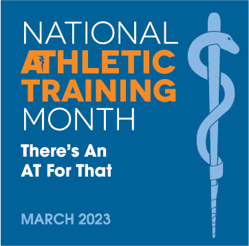 It’s March again and that means it’s National Athletic Training Month. Thank you to all the AT’s for providing  healthcare to their patient populations. Thank you to the families and friends of those AT’s who support us knowing it takes time away from you. We appreciate you