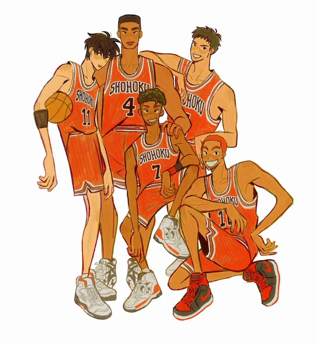 anak2 basket kesayangan gue #SLAMDUNK 