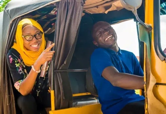 Ashesi's tweet photo. Living in a region of Ghana where auto-rickshaws - known as "kambuu" - are a popular form of transport, Ashesi student Dave ‘25 and his friend designed a mobile hailing app to serve this market. With funding from Ashesi, they have now launched!: https://t.co/1tvDdKil8q #atAshesi https://t.co/R0fZRyEJts