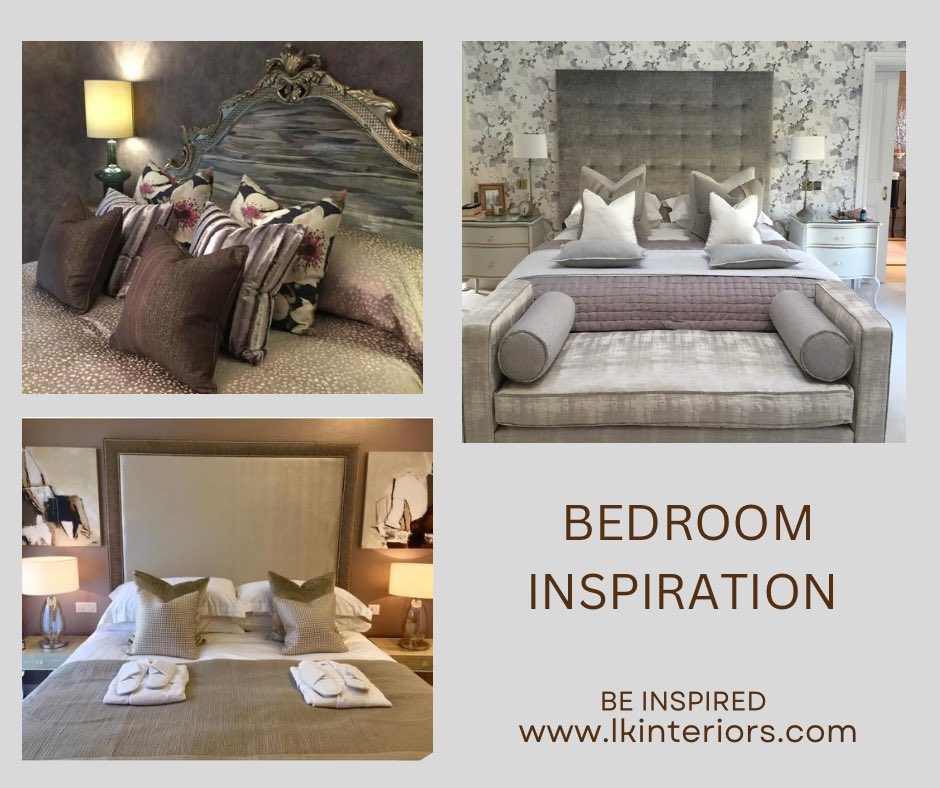 Today it’s all about Bedrooms. Layering of textures creates a luxurious and opulent space whether you plump for richer tones or a neutral palette. With our huge library of fabrics, wallpapers, furniture and lighting, LK can create the bedroom to suit your specifications.