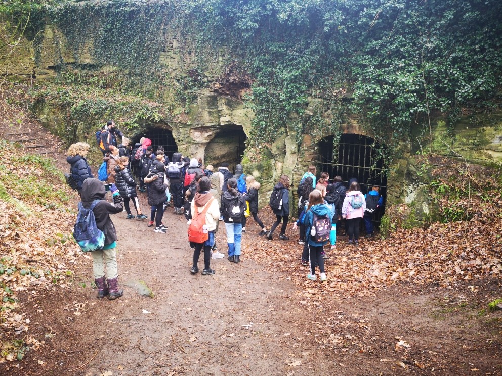 salehighschool's tweet photo. We took a group of our year 7 #HumanitiesStudents to Beeston Castle last week! They learnt all about the historic features of the castle as well as the surrounding woodlands. Good job we all wore our coats! 🌳🌧 https://t.co/J0u5TYL3ci