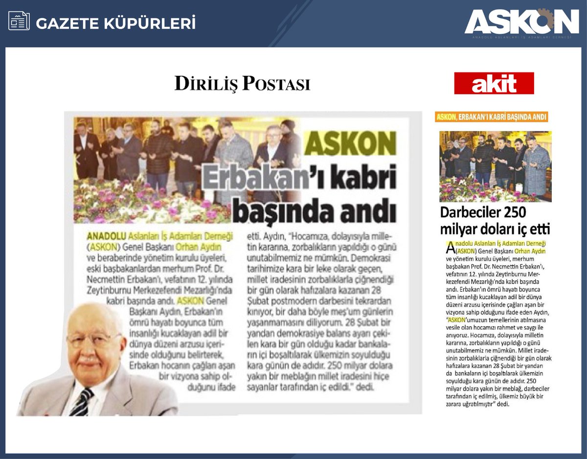 #Basında Bugün #ASKON