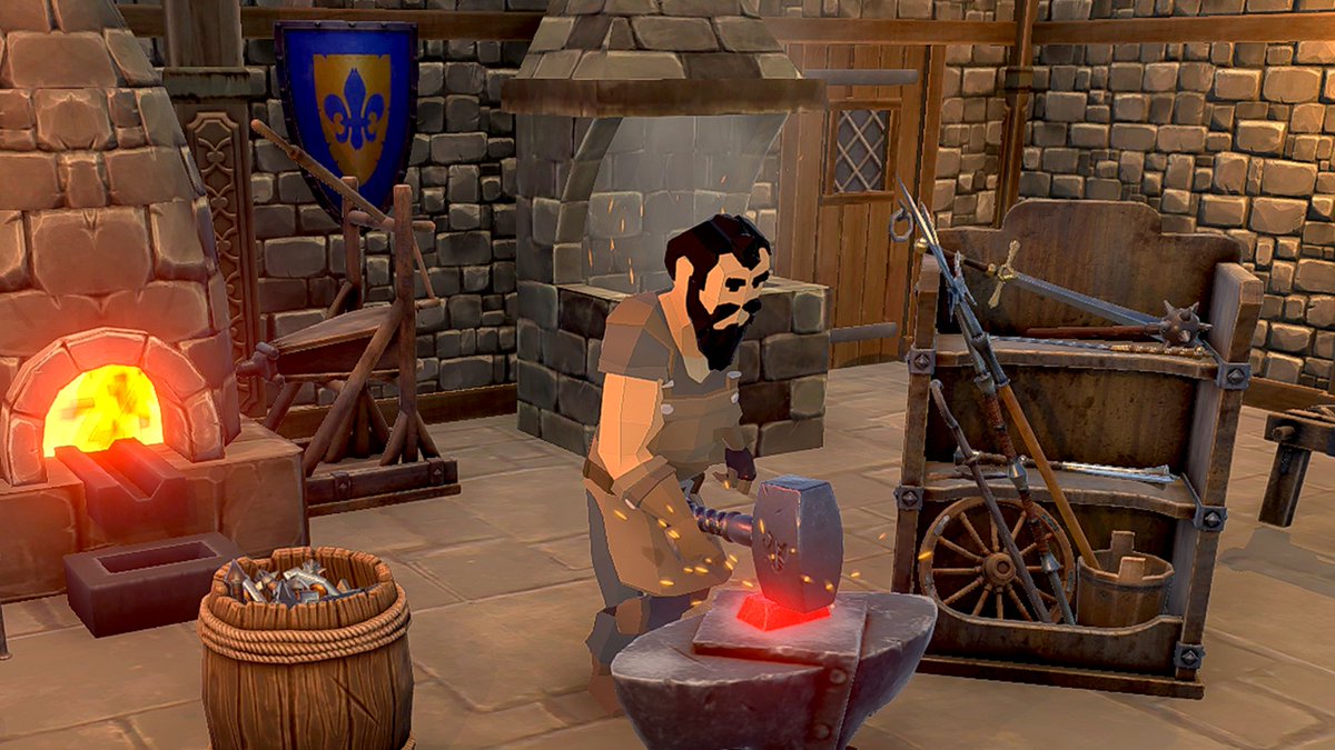 PCGamesN's tweet image. Ever wanted to be a medieval smithy? Well now's your chance with the upcoming Steam game Blacksmith Master @UntitledStudio6 @HoodedHorseInc 

Check out our exclusive trailer and interview below: 
pcgamesn.com/blacksmith-mas…
