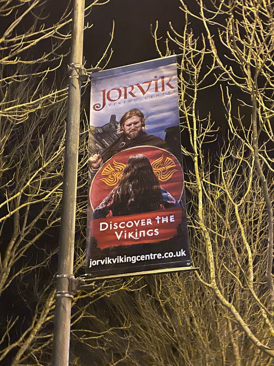 CP Media (@cpmediasponsor) on Twitter photo 👀Look out for <a href="/JorvikViking/">JORVIK Viking Centre</a> refreshed banners across York!
Guaranteed to capture the attention of the city's massive tourist audience and increase awareness and footfall.
#yorktourism | #lamppostbanners | #cityadvertising | #yorkbusiness 👀Look out for <a href="/JorvikViking/">JORVIK Viking Centre</a> refreshed banners across York!
Guaranteed to capture the attention of the city's massive tourist audience and increase awareness and footfall.
#yorktourism | #lamppostbanners | #cityadvertising | #yorkbusiness
