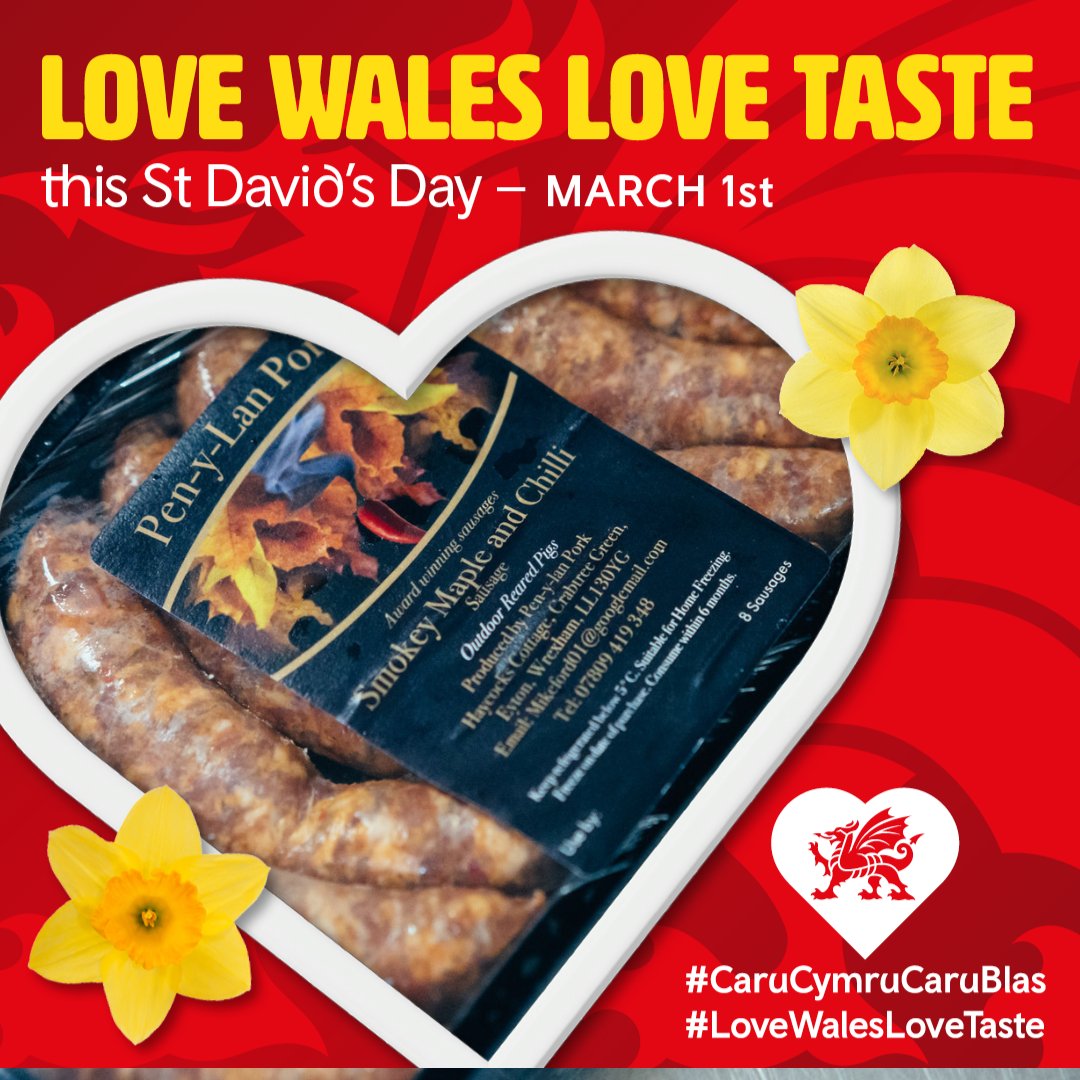 Love your local food producers ❤️ Caru eich cynhyrchwyr bwyd lleol

#carucymrucarublas <a href="/PenylanPork/">Pen-y-lan Pork</a>