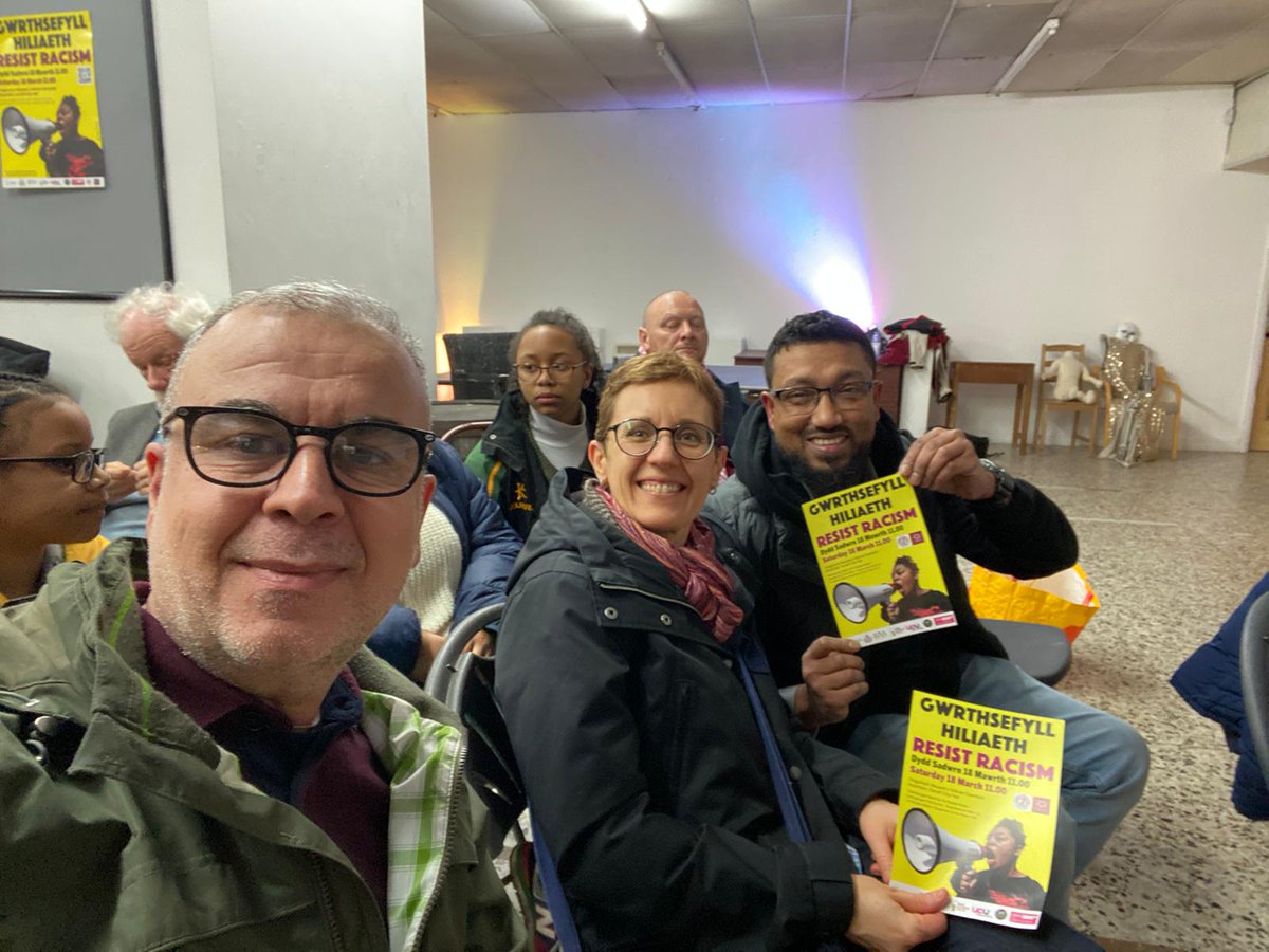 eystwales's tweet photo. Great to have been at the Stand Up To Racism event yesterday to #ResistRacism✊🏿

@sutr_wales  @AntiRacismDay
#EYST2023 #StrongerTogether #RefugeesWelcome https://t.co/Xxnp5hjhf9
