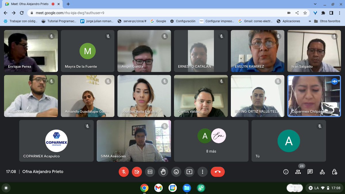 alejandrohpriet's tweet photo. Organizando el 1er Encuentro de Negocios virtual, entre COPARMEX Acapulco y Chilpancingo... https://t.co/Ge4ZgUZzfq