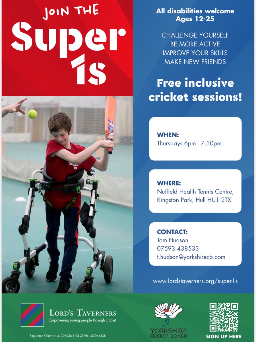 Yorkshire Disability Cricket tweet media