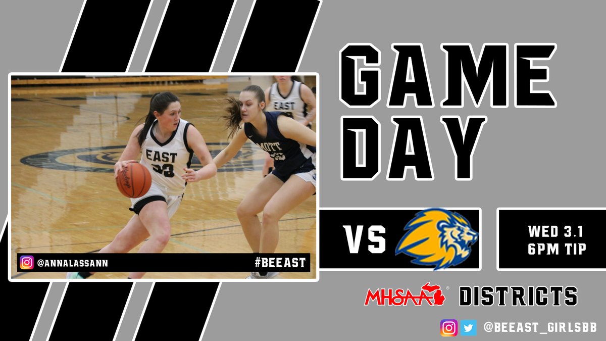 South Lyon East Girls Basketball (@beeast_girlsbb) on Twitter photo GAMEDAY | Our Lady Cougs travel to Northville to take on their crosstown rivals! Come support the Cougs in the first round of Districts!
⌚️: Wednesday March 1st at 6pm
📍: Northville High School
🎟: tinyurl.com/slegirlsbbdist…
📺: tinyurl.com/SLEGirlsBBVid31
#BeEAST | <a href="/LakesVC/">Lakes Valley Conf.</a> GAMEDAY | Our Lady Cougs travel to Northville to take on their crosstown rivals! Come support the Cougs in the first round of Districts!
⌚️: Wednesday March 1st at 6pm
📍: Northville High School
🎟: tinyurl.com/slegirlsbbdist…
📺: tinyurl.com/SLEGirlsBBVid31
#BeEAST | <a href="/LakesVC/">Lakes Valley Conf.</a>