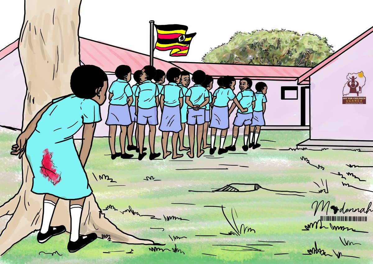 Most young girls have at least one memory connected to menstruation in school, usually typified by feeling of embarrassment or shame and missing school. Conversations about menstruation should be done openly in schools to #breakthestigma and #KeepgirlsinSchool.
📸@maddonah256