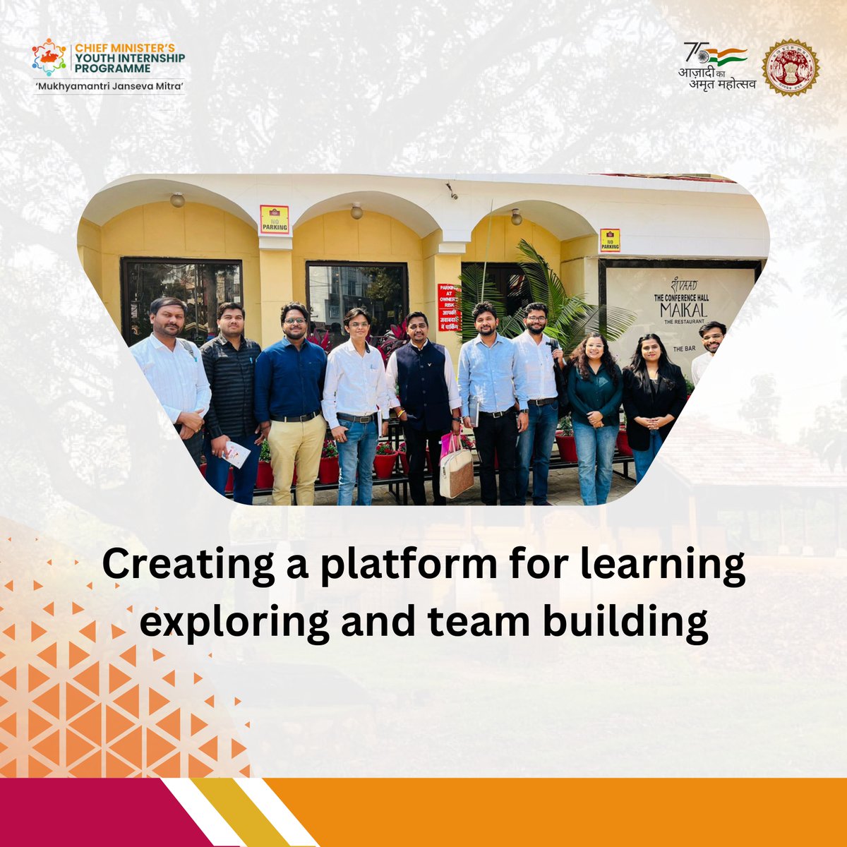 CMYIP_'s tweet image. A divisional brainstorming meeting was organised for Chief Minister’s Fellows of Jabalpur and Shahdol division. The meeting provided them a platform for learning, exploring, and team building.

#Youth4Development
#DevelopmentProgram
#EarnWhileYouLearn
#YoungProfessionals