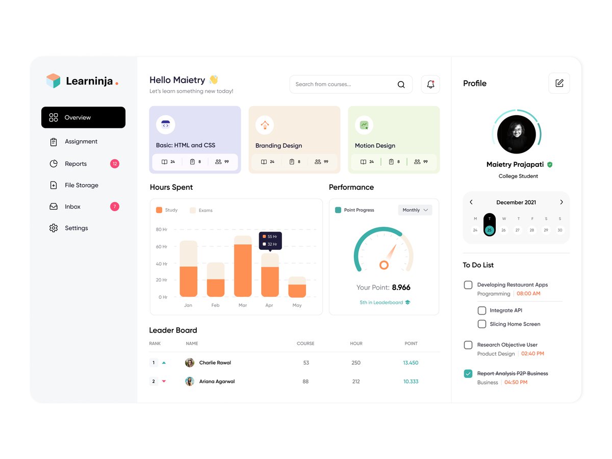 8/30

Wanted to design a way better LMS dashboard than this!

but this is good to start with I guess.