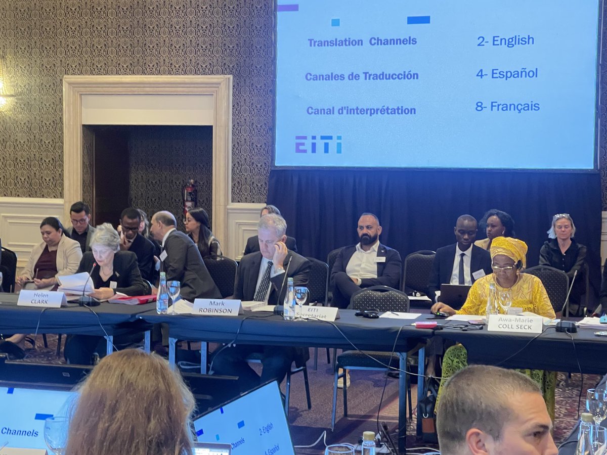 Itie_Senegal's tweet photo. 📌 Démarrage officiel des travaux de la 55e réunion du Conseil administration de ⁦@EITIorg⁩ à #BuenosAires #EITIBoard ⁦@AwaMCollSeck⁩
⁦⁦@Economia_Ar⁩ https://t.co/avUNqlkVdu