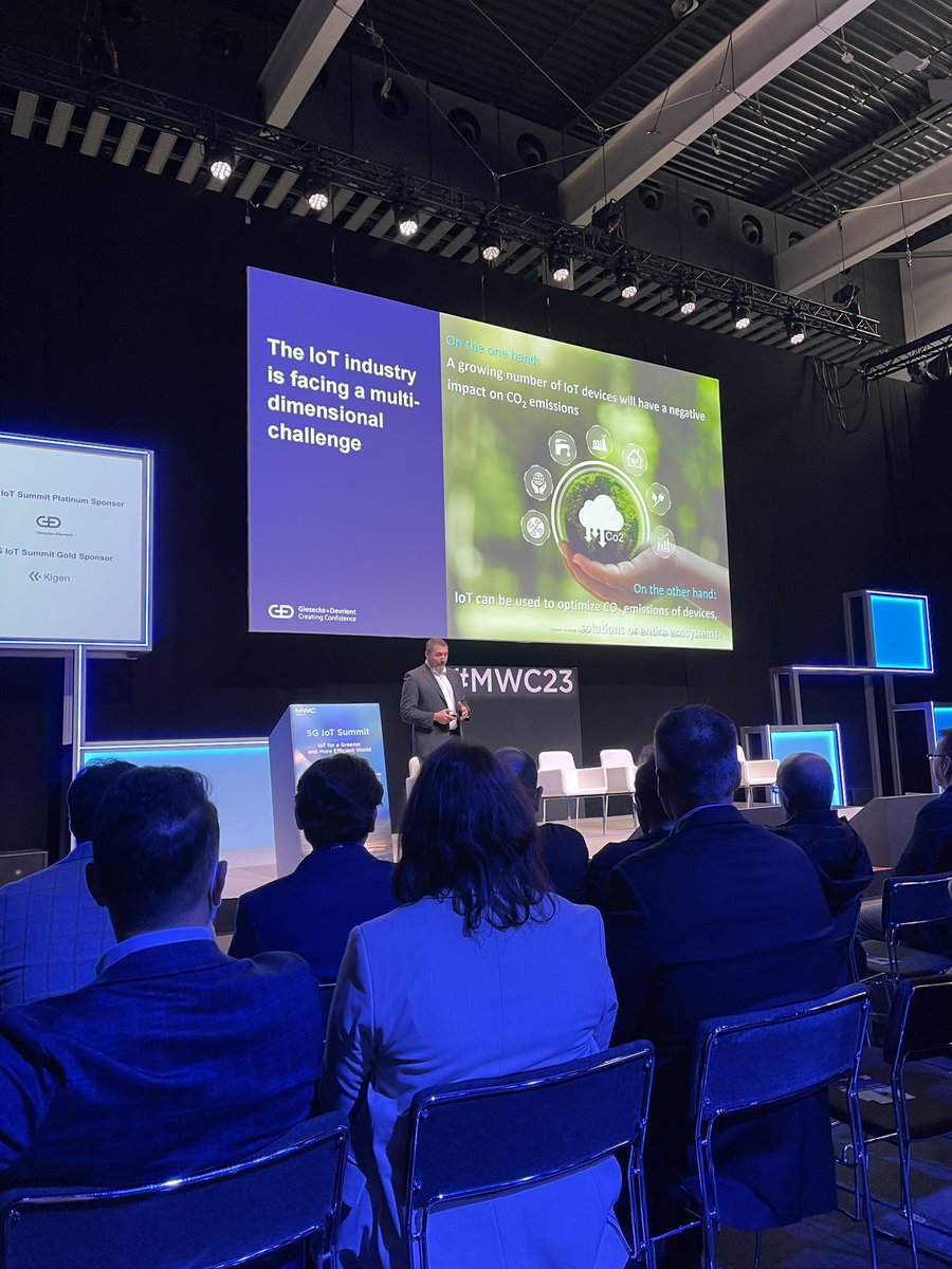 farmercharlieco's tweet photo. #MWC2023Barcelona discussing IOT #sustainability #5G #IOT Summit https://t.co/LFMduooSv3