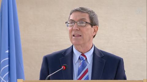 RPolancoF's tweet photo. La infame e infundada inclusión de #Cuba en la arbitraria lista del Departamento de Estado de países que supuestamente patrocinan el terrorismo, agudiza aún más la difícil situación que provoca el bloqueo y tiene efectos devastadores en nuestro sistema financiero.

@BrunoRguezP https://t.co/odQUcqhydC