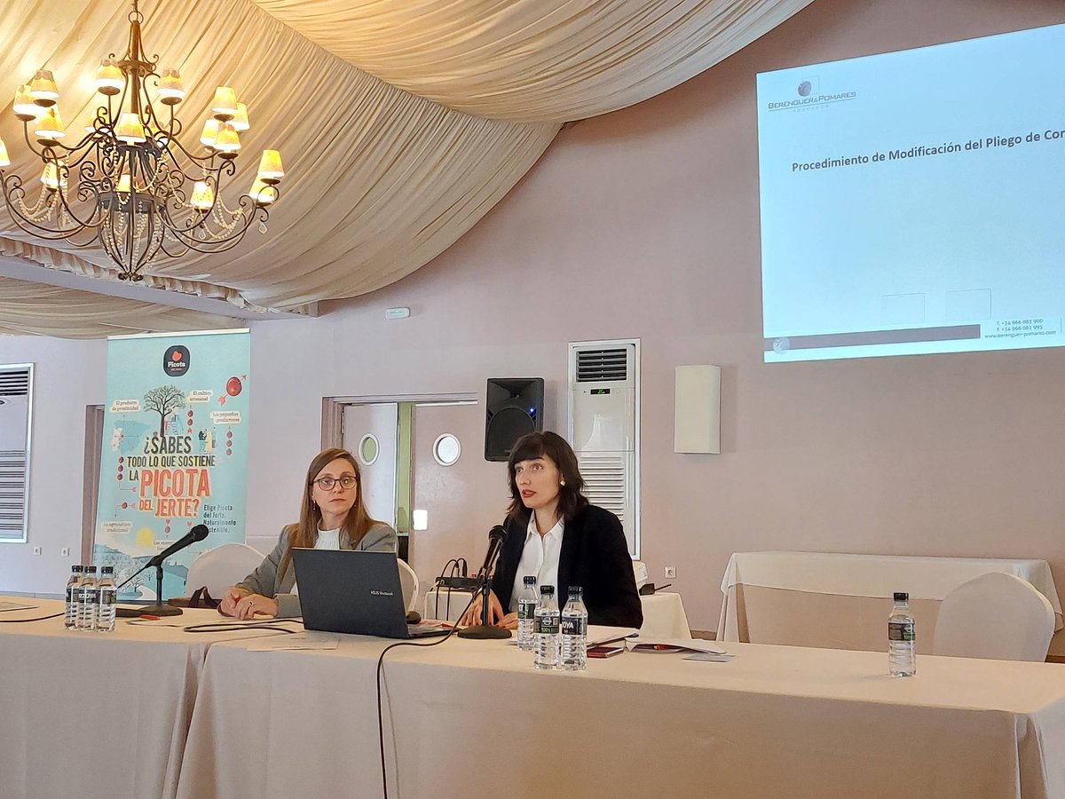 Cristina Pastor de <a href="/BYPABOGADOS/">BERENGUER & POMARES</a> habló sobre las figuras de protección de calidad IGP y DOP en las #JornadasPicota en <a href="/vallejertetwitt/">Balneario ValleJerte</a>