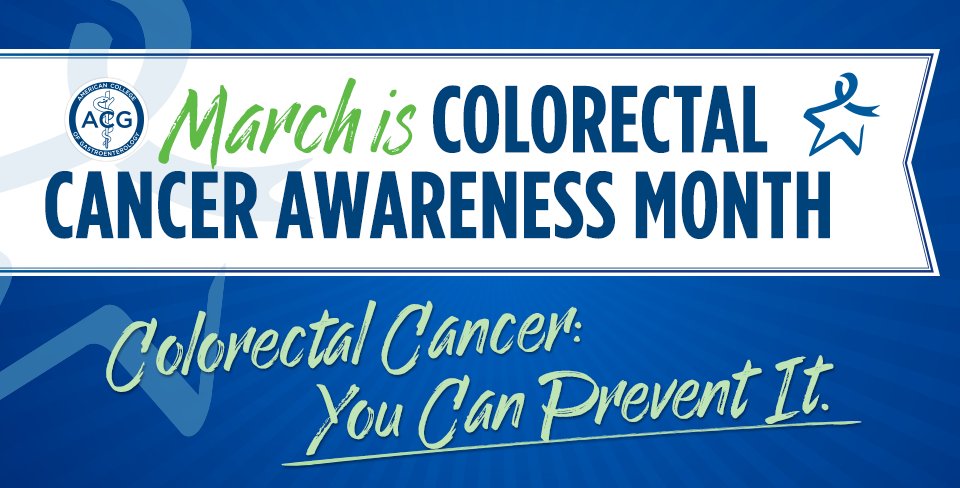 March is #ColorectalCancerAwarenessMonth! Talk to your doctor about #ColorectalCancerScreening Screening can find & remove precancerous colon #polyps before they become colorectal cancer Average-risk adults start screening at age 45 #45isTheNew50 gi.org/coloncancer