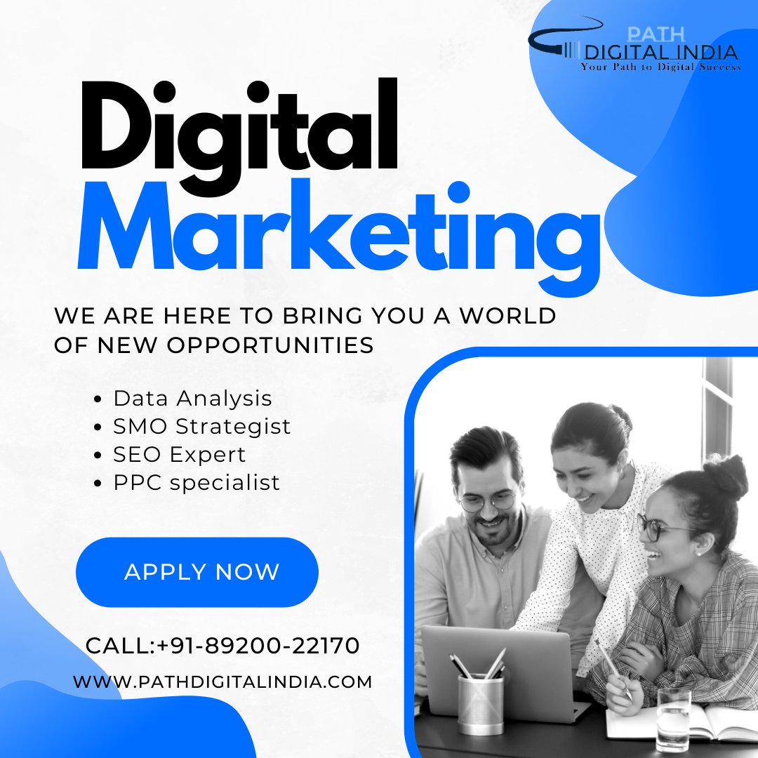 PathDigitalInd's tweet photo. Here to help you explore new opportunities in the digital world 

#pathdigital #pathdigitalindia #digital #digitalmarketing #ppc #seo #google #googlecertified https://t.co/UNywtdzhbc
