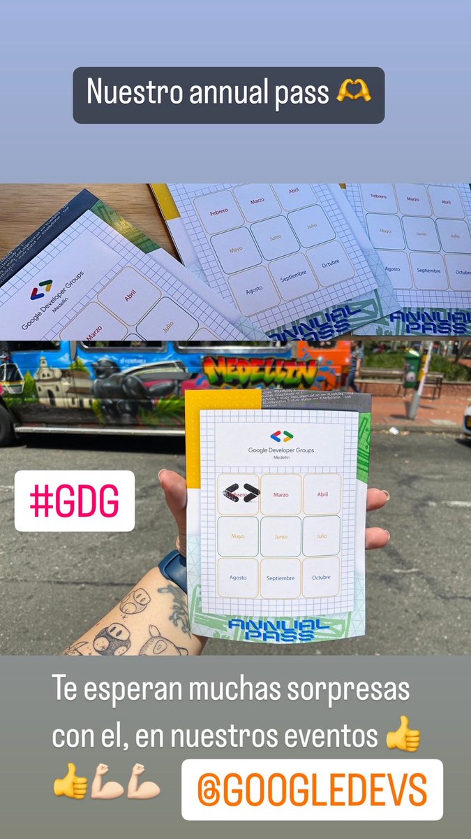 📢📢El 11 de marzo 🗓️tenemos evento 🥳🥳🥳  y como siempre tenemos swag y muchas sorpresas 👍 Recuerda traer tu annual pass para premiar tu fidelidad con #GDGMED 😁😁 gdg.community.dev/events/details…