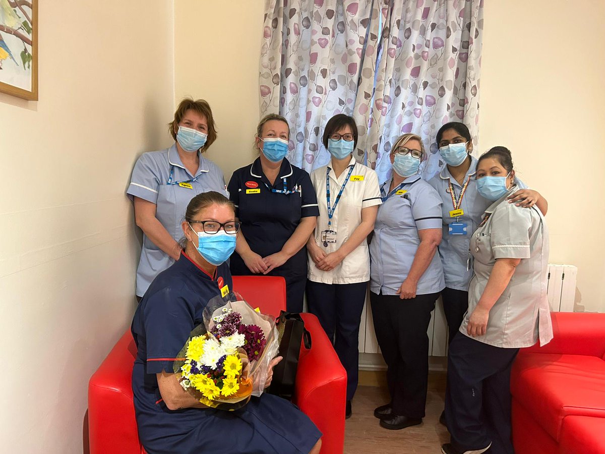Coalvillehospi1's tweet photo. Today we said goodbye to our Matron Maria. Good luck in all  you do. We will miss you. Much more than a Matron.@sadiehall74 @MarigoldVV @tinpack02 @MichaelaIrelan4 @LadyMikiO https://t.co/jnDe8vUelE