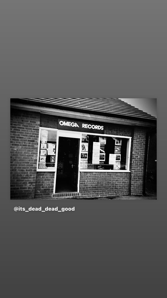 Omega Records opened forty years ago next week at this tiny shop in Cheshire, in the North-West 

Full Story Here:

instagram.com/p/CpPmSrRtcKZ/…

#itsdeaddeadgood | #ddg | #recordshop | #deaddeadgood | #omegarecords | #indielabel | #dancelabel | #shopkeeper | #bandmanager #omegamusic