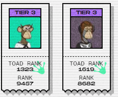 0xHazon's tweet photo. Need a last-minute boost for your tier 3-4 passes? dm me here or on discord hazon.eth#2048. I will take limited orders because of the low time remaining, first come, first serve. #dookeydash #dookeydashboost #DOOKEYDASHBOOSTING #BoredApeYachtClub #ToadMode https://t.co/KYPEC2JgQ0