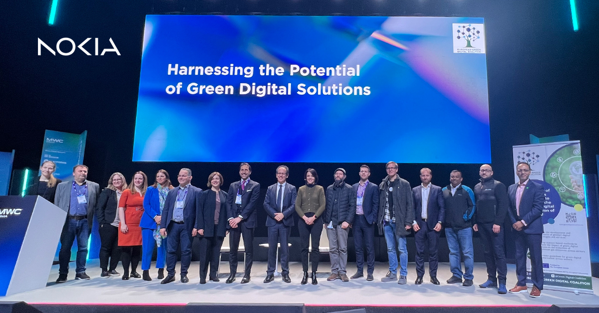 .<a href="/GDCoalition/">GreenDigitalCoalition</a>’s conference session at #MWC23 helped illuminate new ways for the private sector to step up emission-reduction. 

Learn more about how Nokia is harnessing the potential of green digital solutions here: nokia.ly/3ELuAHU

#Sustainability #NoGreenWithoutDigital