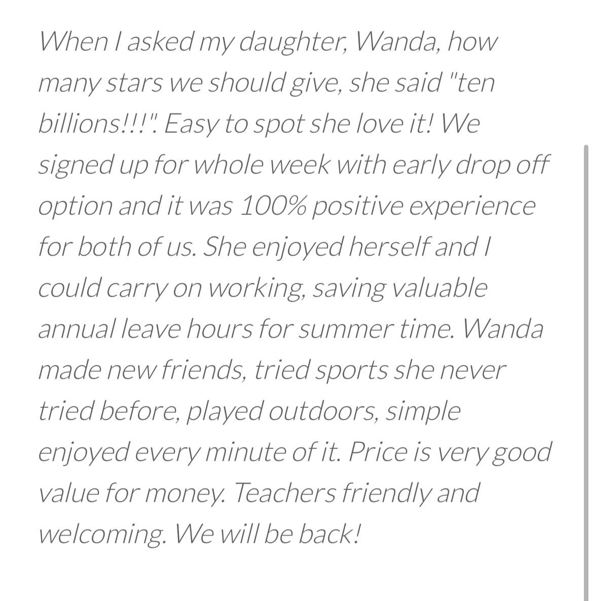 SSSMidlands's tweet photo. Amazing feedback from our last camp ⭐️ https://t.co/HGqrCwM8aF
