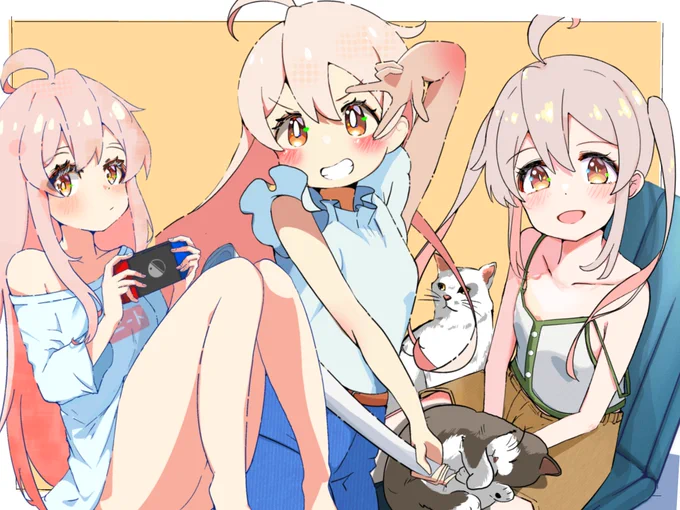 #おにまい  #おにまいお絵かき 2月まひろ詰め合わせᐕ)ノ 