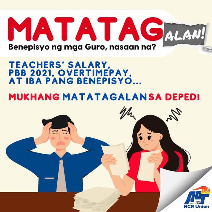 𝐌𝐀𝐓𝐀𝐓𝐀𝐆 𝐨 𝐌𝐀𝐓𝐀𝐓𝐀𝐠𝐚𝐥𝐚𝐧⁉️‼️ 
 
Sweldo at Benepisyo ng mga Guro nasaan na?! #InvestInTeachers #UpgradeTeachersSalariesNow #PBB2021IbigayNa 

m.facebook.com/story.php?stor…