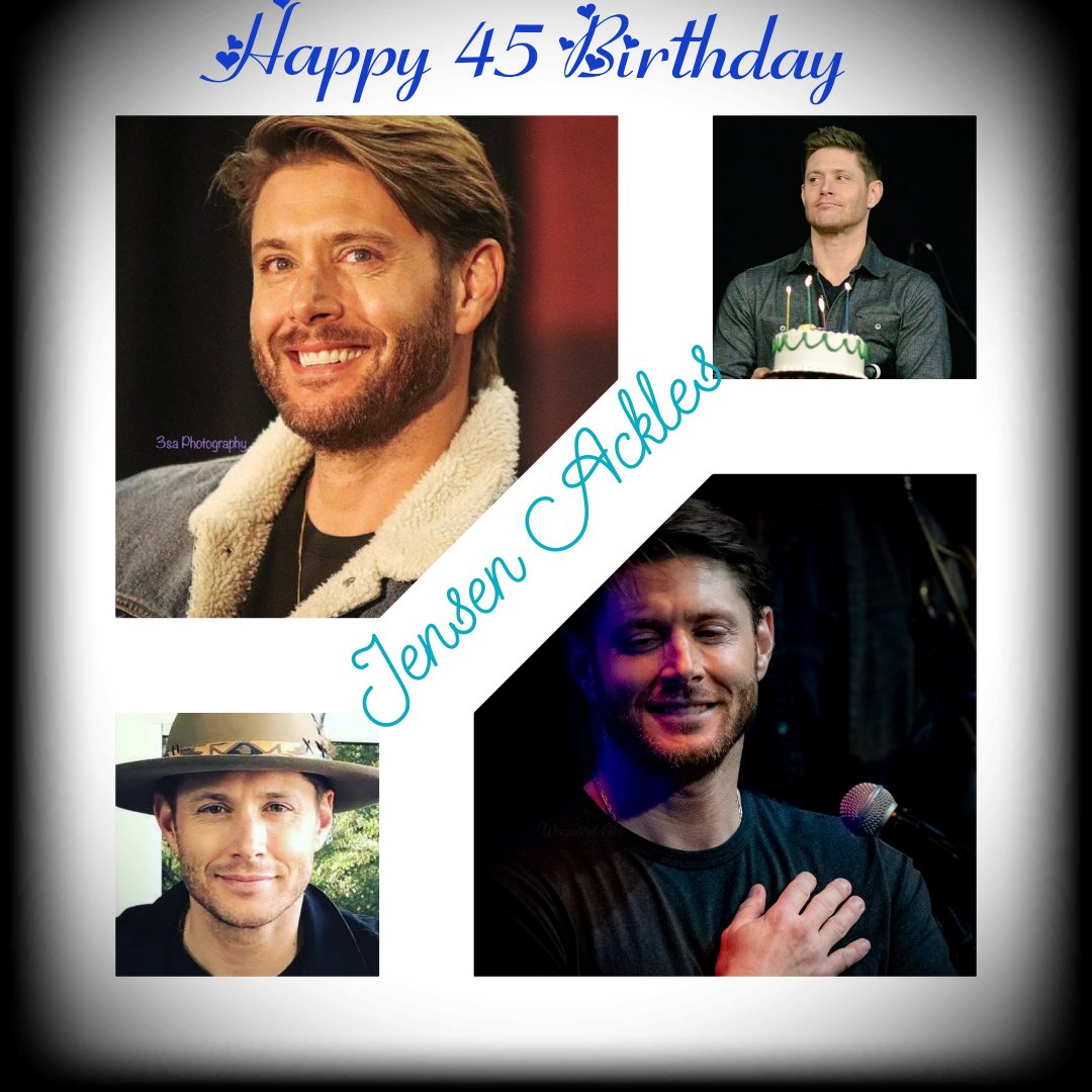 Happy 45th Birthday to the amazing Jensen Ackles, you are such an amazing man, we all love you   