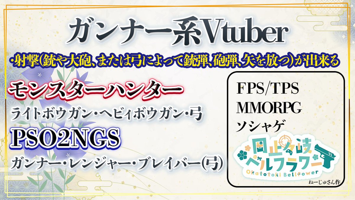 OkatotoChannel's tweet photo. 【固定用】
▶YouTube
https://t.co/eNh3c8tYAi

🎨FA→#おかととあーと
🎥配信タグ→#おかととらいぶ

🌸ファンネーム→桔梗組(全体) 鈴花隊(リスナー)
💻推しマーク→🦊⛩🎊

📦ほしい物→https://t.co/S1vINhAdTe

🎮配信ゲーム
📺モンハンサンブ���イクSwitch版
💻PSO2NGS　Ship5 https://t.co/w9HtusHTVJ